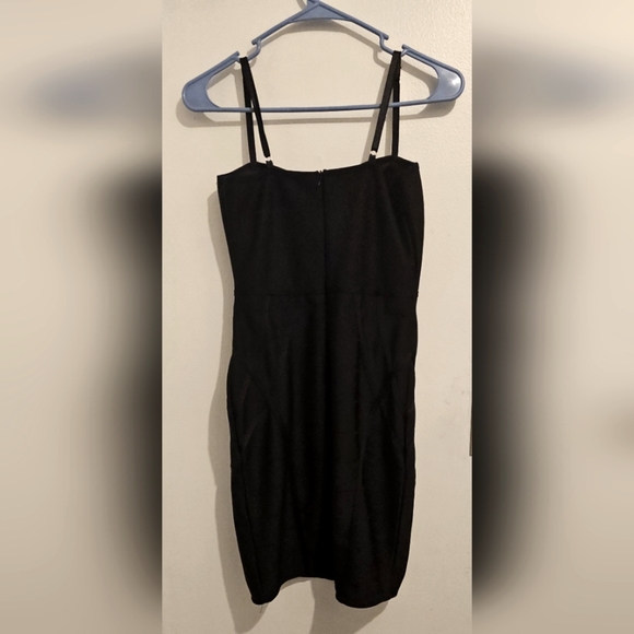 Women's Black Bodycon Mini Dress - Picture 3 of 3